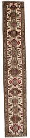  Orientalischer Zanjan Teppich 85X588 Läufer Braun/Schwarz Wolle, Persien/Iran