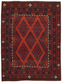 Kilim Maimane Rug 262X345 Black/Dark Red Large Wool, Afghanistan Carpetvista