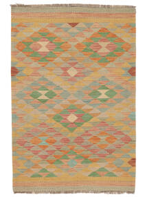 Kelim Ariana Trend Vloerkleed 122X180 Bruin/Oranje Wol, Afghanistan Carpetvista