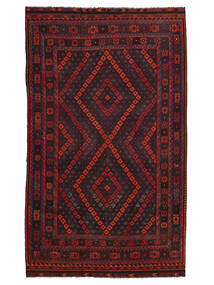  Kilim Maimane Rug 251X417 Wool Black/Dark Red Large Carpetvista