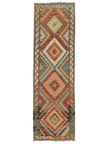  Kilim Afghan Old Style Rug 65X216 Wool Brown/Orange Small Carpetvista