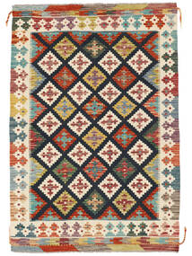 103X150 Kilim Afghan Old Style Rug Oriental Brown/Black (Wool, Afghanistan) Carpetvista