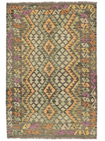 119X175 絨毯 オリエンタル キリム アフガン オールド スタイル 茶色/オレンジ (ウール, アフガニスタン) Carpetvista