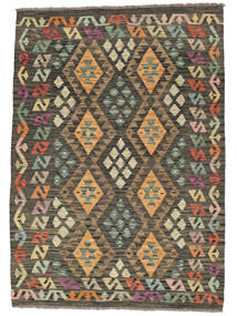 Kilim Afghan Old Style Rug 127X182 Brown/Black Wool, Afghanistan Carpetvista