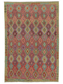  Chilim Afghan Old Style Covor 203X297 Dark Red/Maro Carpetvista