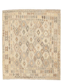  Orientalischer Kelim Afghan Old Stil Teppich 255X300 Orange/Beige Großer Wolle, Afghanistan Carpetvista