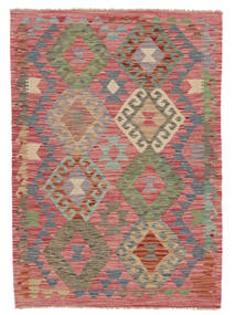  100X143 Small Kilim Afghan Old Style Rug Wool, Carpetvista
