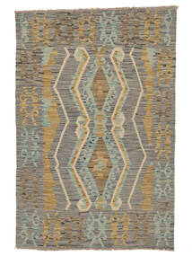  102X153 Liten Kelim Afghan Old Style Matta Ull, Carpetvista