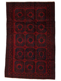 186X283 Tapete Balúchi Oriental Preto/Vermelho Escuro (Lã, Afeganistão) Carpetvista