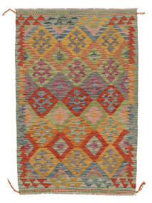 100X151 Dywan Orientalny Kilim Afgan Old Style Brunatny/Ciemnozielony (Wełna, Afganistan) Carpetvista