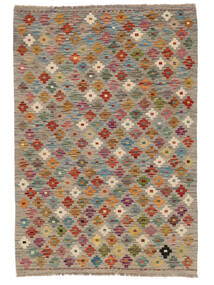 104X150 絨毯 キリム アフガン オールド スタイル オリエンタル 茶色/オレンジ (ウール, アフガニスタン) Carpetvista