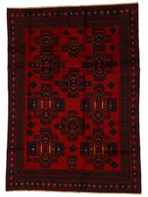 Baluch Rug Rug 200X277 Black/Dark Red Wool, Afghanistan Carpetvista