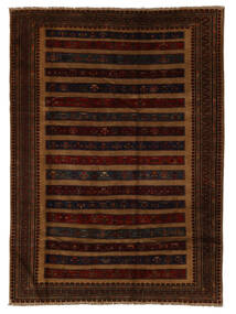 203X283 Striped Baluch Rug Wool, Carpetvista