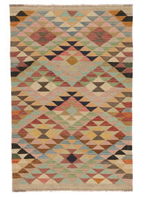  Kilim Ariana Trend Alfombra 116X176 De Lana Marrón/Verde Oscuro Pequeño Carpetvista