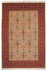 199X292 Tabriz 50 Raj Rug Oriental Brown/Dark Red ( Persia/Iran)