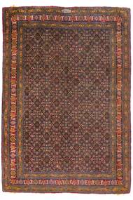  Persischer Täbriz Antik Teppich 140X200 Dunkelrot/Schwarz (Wolle, Persien/Iran)