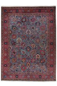 Tabriz 50 Raj Rug 320X417 Black/Dark Red Large Wool, Persia/Iran