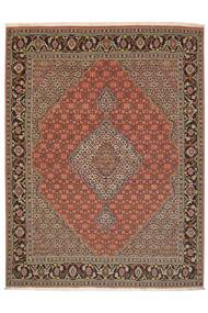 絨毯 オリエンタル タブリーズ 40 Raj 154X200 茶色/ブラック (ウール, ペルシャ/イラン)