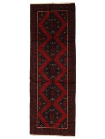  Baluch Rug 138X394 Wool Black/Dark Red Small Carpetvista