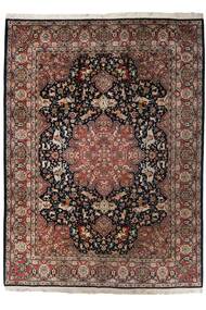 Tabriz 50 Raj Rug 241X332 Black/Brown Wool, Persia/Iran
