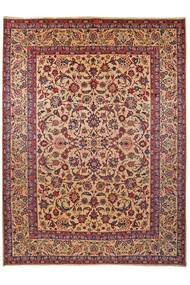 絨毯 オリエンタル ヤズド 292X398 ダークレッド/茶色 大きな (ウール, ペルシャ/イラン)