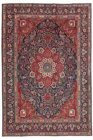 333X444 Täbriz Teppich Orientalischer Dunkelrot/Schwarz Großer (Wolle, Persien/Iran)