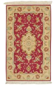  Oriental Tabriz 50 Raj Rug 67X111 Orange/Dark Red Wool, Persia/Iran