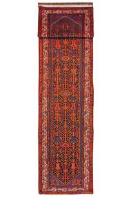  Perzisch Malayer Vloerkleed 102X495 Tapijtloper Donkerrood/Zwart (Wol, Perzië/Iran)