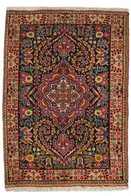 Tabriz 50 Raj Rug 56X84 Black/Brown Wool, Persia/Iran