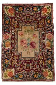 54X82 Täbriz Antik Teppich Orientalischer Braun/Schwarz (Wolle, Persien/Iran)
