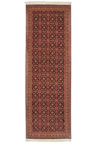  Tabriz 50 Raj Rug 65X194 Persian Wool Dark Red/Black Small