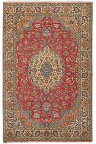絨毯 タブリーズ 50 Raj 140X215 茶色/ダークレッド (ウール, ペルシャ/イラン)