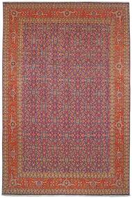  Oriental Tabriz 50 Raj Rug 200X305 Dark Red/Brown Wool, Persia/Iran
