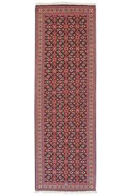  Orientalischer Täbriz 50 Raj Teppich 65X200 Läufer Dunkelrot/Schwarz Persien/Iran