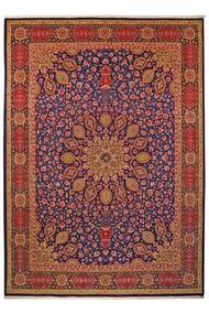 絨毯 オリエンタル タブリーズ 50 Raj 287X400 ダークレッド/ブラック 大きな (ウール, ペルシャ/イラン)