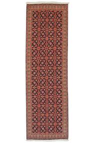  Orientalischer Täbriz 50 Raj Teppich 62X204 Läufer Dunkelrot/Schwarz Wolle, Persien/Iran