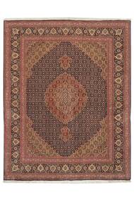  Orientalsk Tabriz 50 Raj Teppe 160X196 Brun/Mørk Rød Persia/Iran