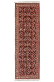  Oriental Tabriz 50 Raj Rug 65X199 Runner
 Dark Red/Black Wool, Persia/Iran