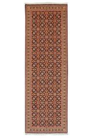  Tabriz 50 Raj Rug 65X198 Persian Wool Brown/Black Small
