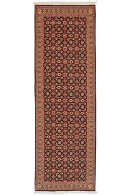 66X200 Dywan Orientalny Tebriz 50 Raj Chodnikowy Ciemnoczerwony/Czarny (Wełna, Persja/Iran)
