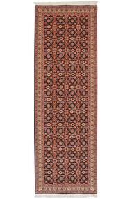 65X197 러그 오리엔탈 타브리즈 50 Raj 복도용 러너
 다크 레드/검정색 (울, 페르시아/이란)