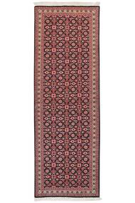  Oriental Tabriz 50 Raj Rug 65X195 Runner
 Dark Red/Black Wool, Persia/Iran