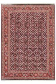 147X207 Tabriz 50 Raj Teppe Orientalsk Mørk Rød/Brun ( Persia/Iran)