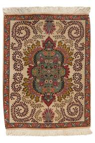 Tabriz 50 Raj Rug 63X83 Brown/Black Wool, Persia/Iran