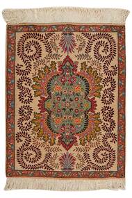絨毯 オリエンタル タブリーズ 50 Raj 64X82 茶色/ブラック (ウール, ペルシャ/イラン)
