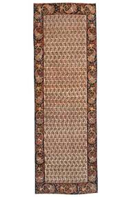  Orientalischer Malayer Teppich 190X525 Läufer Braun/Schwarz Wolle, Persien/Iran