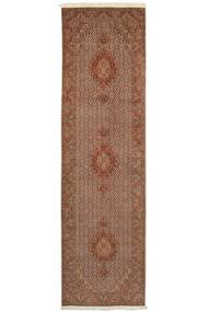 83X301 絨毯 タブリーズ 50 Raj オリエンタル 廊下 カーペット 茶色/ベージュ (ウール, ペルシャ/イラン)