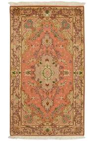 Tabriz 50 Raj Rug 73X128 Brown/Orange Wool, Persia/Iran