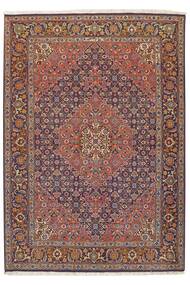 143X201 絨毯 オリエンタル タブリーズ 50 Raj ダークレッド/茶色 (ウール, ペルシャ/イラン)