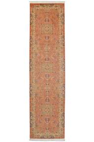 81X313 Täbriz 50 Raj Teppich Orientalischer Läufer Braun (Wolle, Persien/Iran)